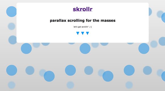 滾動視差網(wǎng)站工具與教程 滾動視差網(wǎng)站工具與教程